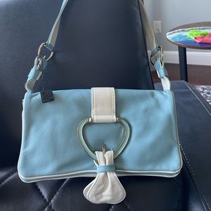 Beautiful soft leather baby blue